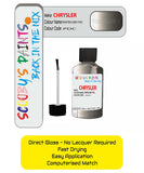 Colour Card paint fix a chip stone Chrysler 300 Series Pewter Grey Code: Pdc Car Touch Up Paint