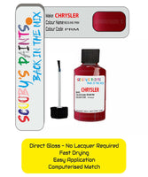 Colour Card paint fix a chip stone Chrysler Sebring Redline Code: Prm Car Touch Up Paint