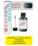 Colour Card paint fix a chip stone Chrysler 300 Series Steel Blue Code: Pbm Car Touch Up Paint