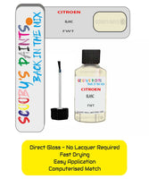 Paint For Citroen Zx Blanc Code Fwt Touch Up Paint Scratch Stone Chip Repair
