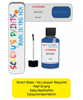 Paint For Citroen Ax Bleu Calao Code Ega Touch Up Paint Scratch Stone Chip Kit