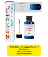 Paint For Citroen C1 Bleu Damas Code Knr Touch Up Paint Scratch Stone Chip Kit