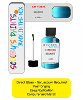 Paint For Citroen C1 Bleu Linarite Code Kmn Touch Up Paint Scratch Stone Chip