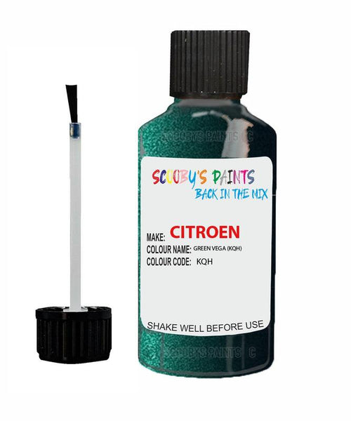 citroen c3 vert vega code kqh touch up paint 1993 2003 green Scratch Stone Chip Repair 