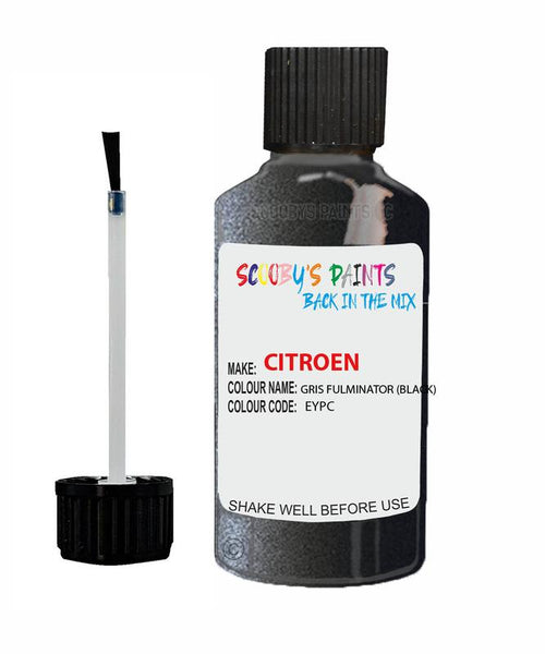 citroen xsara picasso gris fulminator code eypc touch up paint 1999 2014 black Scratch Stone Chip Repair 