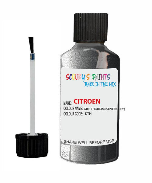 citroen c4 gris thorium code kth touch up paint 2007 2015 silver grey Scratch Stone Chip Repair 