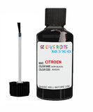 citroen xsara noir code bu0245 touch up paint 1990 2008 black Scratch Stone Chip Repair 