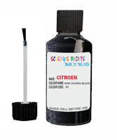 citroen c1 noir caldera code xz touch up paint 2005 2015 black Scratch Stone Chip Repair 