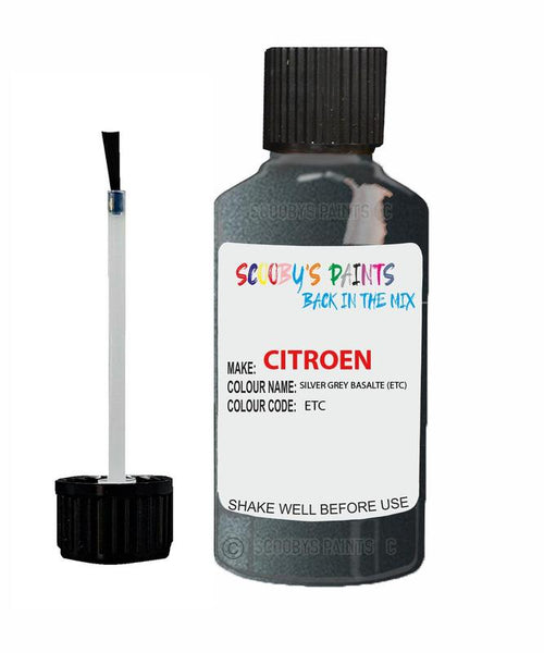 citroen c1 gris basalte code etc touch up paint 1991 2001 grey Scratch Stone Chip Repair 