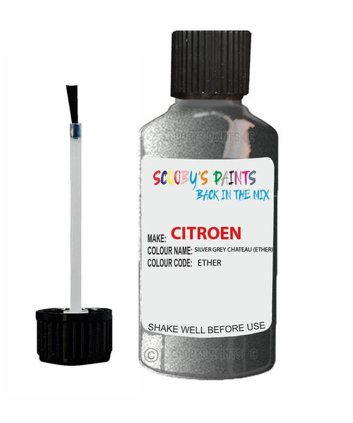 citroen c15 gris chateau code ether touch up paint 1994 2001 silver grey Scratch Stone Chip Repair 