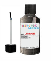 citroen c1 gris crepuscule code etk touch up paint 1993 1998 brown Scratch Stone Chip Repair 