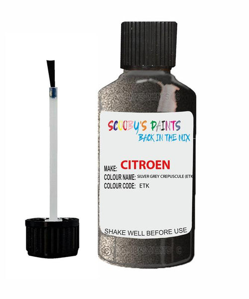 citroen c1 gris crepuscule code etk touch up paint 1993 1998 brown Scratch Stone Chip Repair 