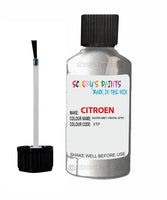 citroen ax gris cristal code etp touch up paint 1990 2003 silver grey Scratch Stone Chip Repair 