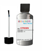 citroen zx gris dolmen code fzq touch up paint 1990 1994 grey Scratch Stone Chip Repair 