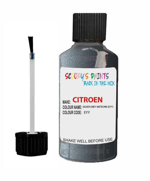 citroen c1 gris meteore code eyy touch up paint 1990 1998 silver grey Scratch Stone Chip Repair 