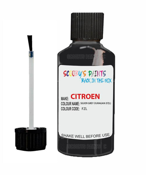 citroen c2 gris ouragan code fzl touch up paint 1991 2004 grey Scratch Stone Chip Repair 
