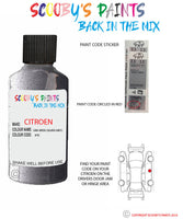 citroen xsara picasso gris iridis Paint code location sticker ktc touch up paint