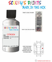 citroen saxo gris quartz Paint code location sticker eyc touch up paint