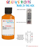 citroen jumper orange ponts et chaussees Paint code location sticker ac315 touch up paint