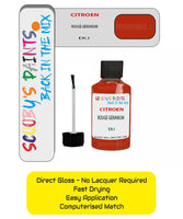 Paint For Citroen Visa Rouge Geranium Code Ekj Touch Up Paint Scratch Stone Chip