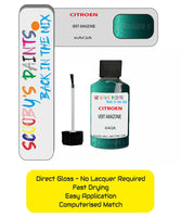 Paint For Citroen C2 Vert Amazonie Code 6Aqa Touch Up Paint Scratch Stone Chip