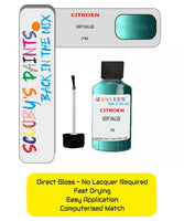 Paint For Citroen C6 Vert Vallee Code 7B Touch Up Paint Scratch Stone Chip Kit