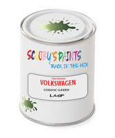 spray gun 2 pack paint Volkswagen Cosmic Green Code: La6P