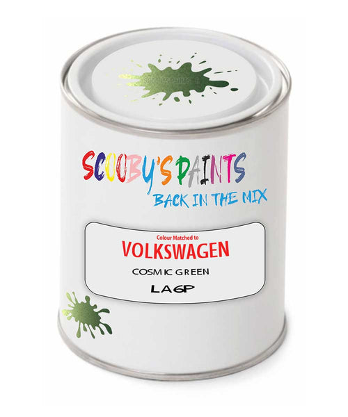 spray gun 2 pack paint Volkswagen Cosmic Green Code: La6P