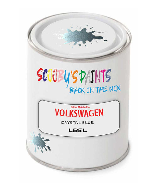 spray gun 2 pack paint Volkswagen Crystal Blue Code: Lb5L