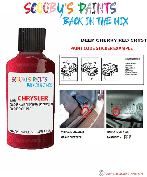 Paint For Chrysler 300 Series Deep Cherry Red Crystal Code: Prp Car To ...