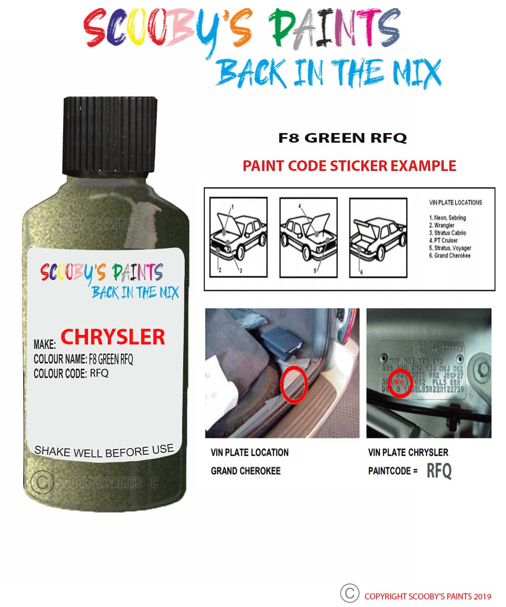 Chrysler Paint Codes