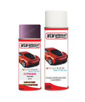 citroen-c1-plum-aerosol-spray-car-paint-clear-lacquer-kph Body repair basecoat dent colour