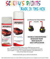 citroen xsara picasso blanc aerosol spray car paint clear lacquer ewu
