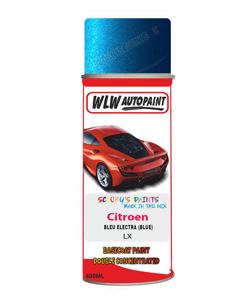 Citroen C1 Bleu Electra Mixed to Code Car Body Paint spray gun stone chip correction
