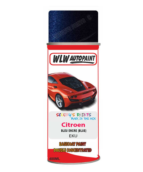 Citroen C3 Bleu Encre Mixed to Code Car Body Paint spray gun stone chip correction