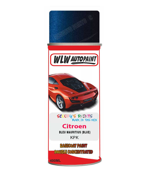 Citroen C3 Bleu Mauritius Mixed to Code Car Body Paint spray gun stone chip correction