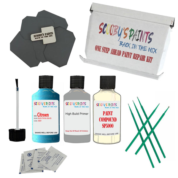 CITROEN BLEU TIVOLI Paint Code KNY Touch Up Paint Repair Detailing Kit