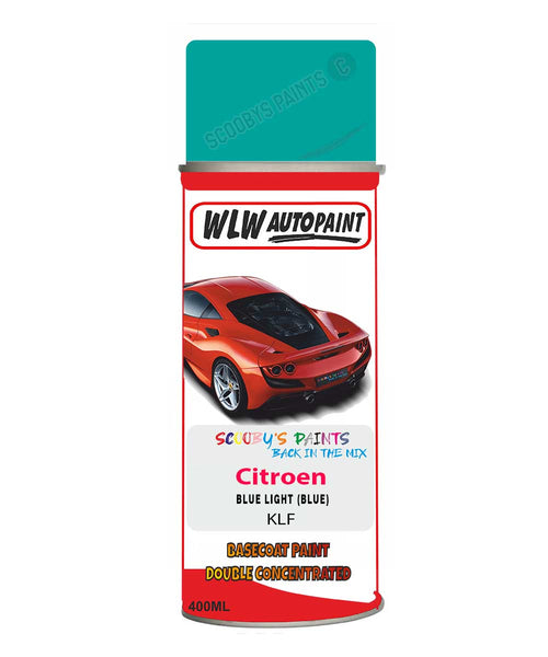 Citroen C1 Blue Light Mixed to Code Car Body Paint spray gun stone chip correction