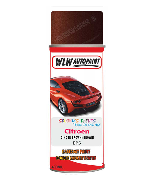 Citroen C3 Ginger Brown Mixed to Code Car Body Paint spray gun stone chip correction