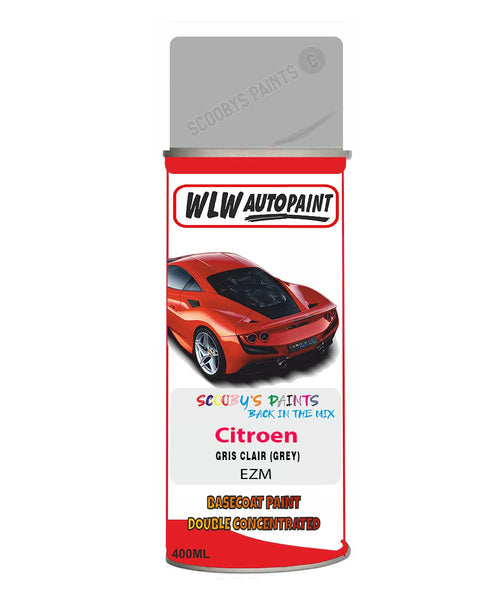 Citroen C1 Gris Clair Mixed to Code Car Body Paint spray gun stone chip correction