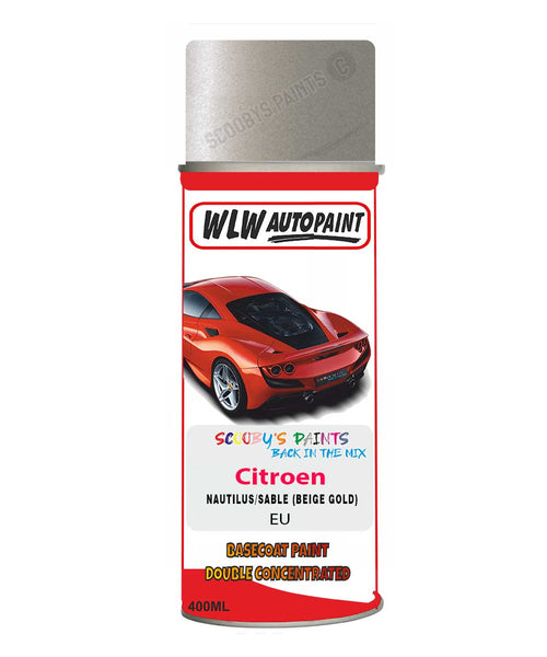 Citroen C4 Nautilus/Sable Mixed to Code Car Body Paint spray gun stone chip correction