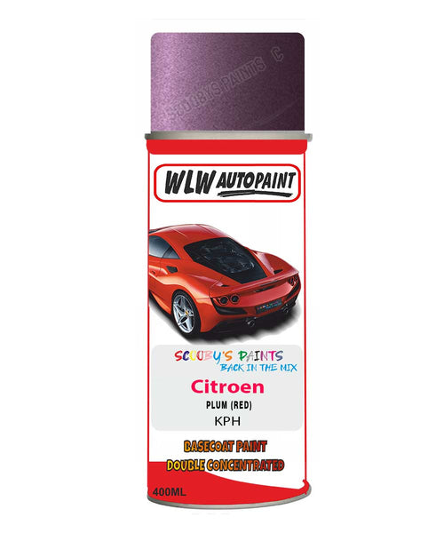 Citroen C1 Plum Mixed to Code Car Body Paint spray gun stone chip correction