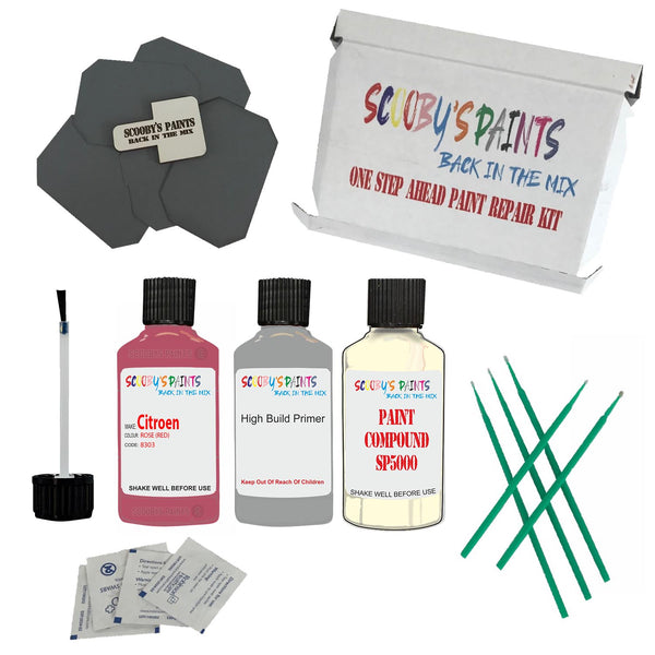 CITROEN ROSE Paint Code 8303 Touch Up Paint Repair Detailing Kit