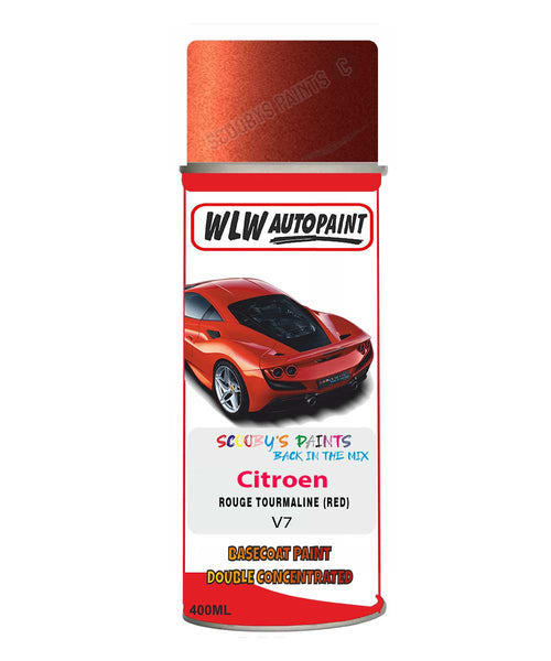 Citroen C3 Rouge Tourmaline Mixed to Code Car Body Paint spray gun stone chip correction