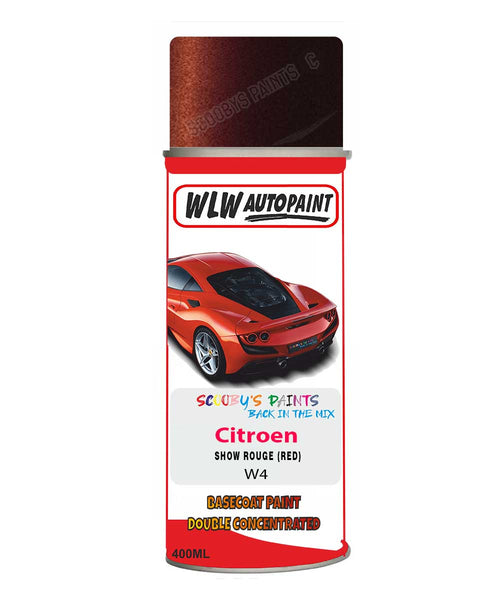 Citroen C4 Show Rouge Mixed to Code Car Body Paint spray gun stone chip correction