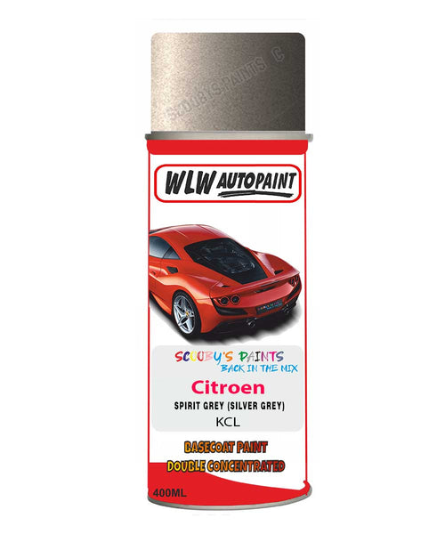 Citroen C4 Spirit Grey Mixed to Code Car Body Paint spray gun stone chip correction