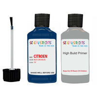 citroen c6 bleu line code 5v touch up Paint With primer undercoat anti rust scratches stone chip paint
