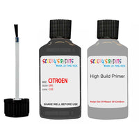 citroen ax gris code gse touch up Paint With primer undercoat anti rust scratches stone chip paint