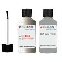citroen c4 gris cendre code ts touch up Paint With primer undercoat anti rust scratches stone chip paint