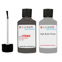 citroen zx gris dolmen code fzq touch up Paint With primer undercoat anti rust scratches stone chip paint